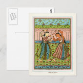 Carte Postale Filles dansantes (Devant / Derrière)
