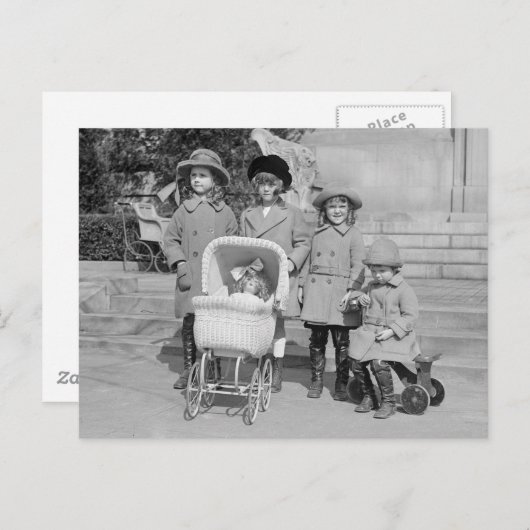 Carte Postale Filles Day Out, 1922 (Devant / Derrière)