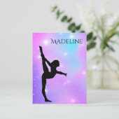 Carte Postale Filles Dégradé Violet  (Debout devant)