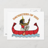 Carte Postale Filles d'Isis (Devant / Derrière)