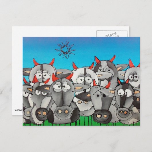 Carte Postale filles du pays (Devant / Derrière)