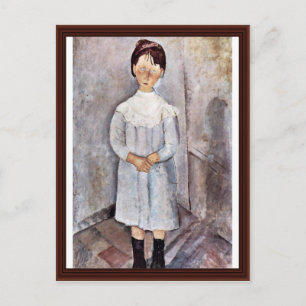 Carte Postale Filles En Bleu Par Modigliani Amedeo