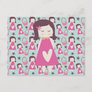 Carte Postale Filles et sacs à main