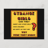 Carte postale "Filles étranges" (Devant)