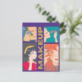 CARTE POSTALE FILLES MAKEUP (Debout devant)