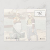 Carte Postale Filles néerlandaises en costume traditionnel et sa (Dos)