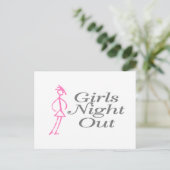 Carte Postale Filles Night Out (fille) (Debout devant)