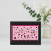 Carte Postale Filles Nuit Sortie :  (Debout devant)