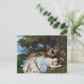 Carte Postale Filles sur les bords de Seine, 1856-57 (Debout devant)