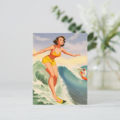 Carte Postale Filles surfeuses (Debout devant)