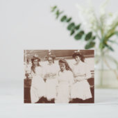 Carte Postale Filles tsar de Russie - Filles Romanov - OTMA (Debout devant)