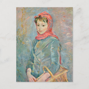 Carte Postale Fillette Portant un Panier   Berthe Morisot