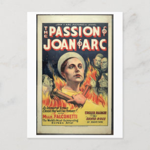 Carte Postale Film 1929 La passion de Jeanne d'Arc