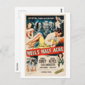 Carte Postale Film de 1954 Hell's Half Acre (Devant / Derrière)