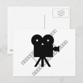 Carte Postale film de cinéma hollywood (Devant / Derrière)