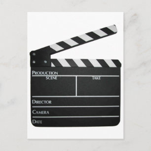 Carte Postale Film de film Clapboard