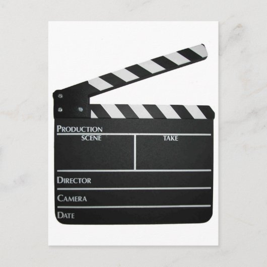 Carte Postale Film de film Clapboard (Devant)