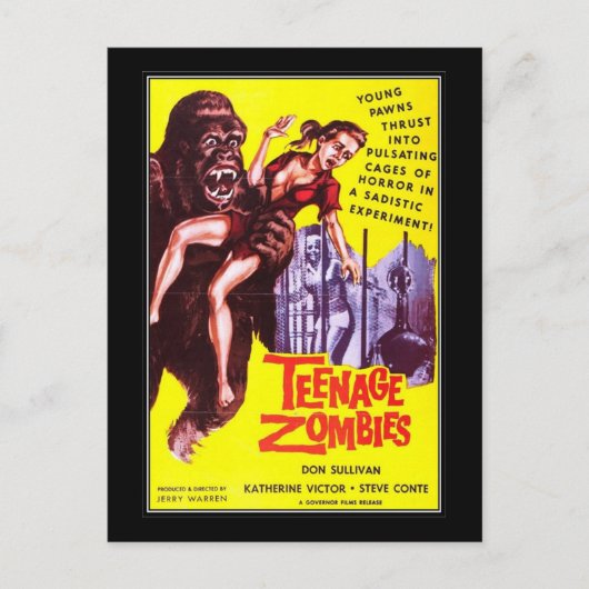 Carte Postale film d'horreur vintage - (Devant)