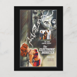 Carte Postale film d'horreur vintage -