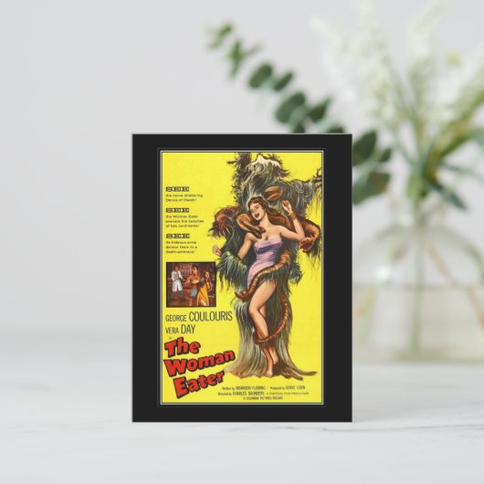 Carte Postale film d'horreur vintage - (Debout devant)