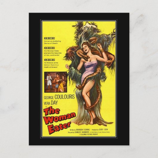 Carte Postale film d'horreur vintage - (Devant)