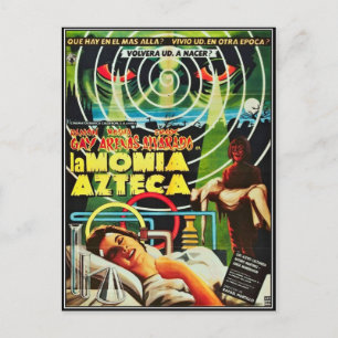 Carte Postale film d'horreur vintage -