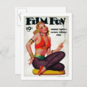Carte Postale Film Fun Magazine Couverture 10 (Devant / Derrière)