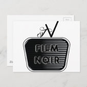 Carte Postale Film Noir (Devant / Derrière)