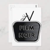 Carte Postale Film Noir (Devant / Derrière)