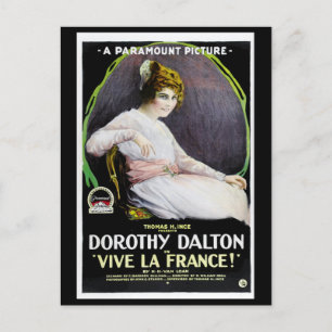 Carte Postale Film Vive La France 1918