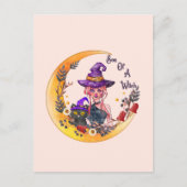 Carte Postale Fils d'une sorcière - Crescent Moon Design (Devant)