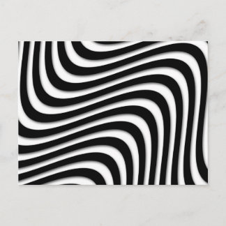 Carte Postale Fils noirs et blancs rétros MOD