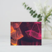 Carte Postale Fils translucides rouge-orange (Debout devant)