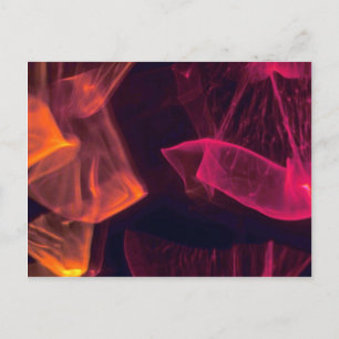 Carte Postale Fils translucides rouge-orange