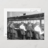 Carte Postale Fils traversés : 1914 (Devant / Derrière)