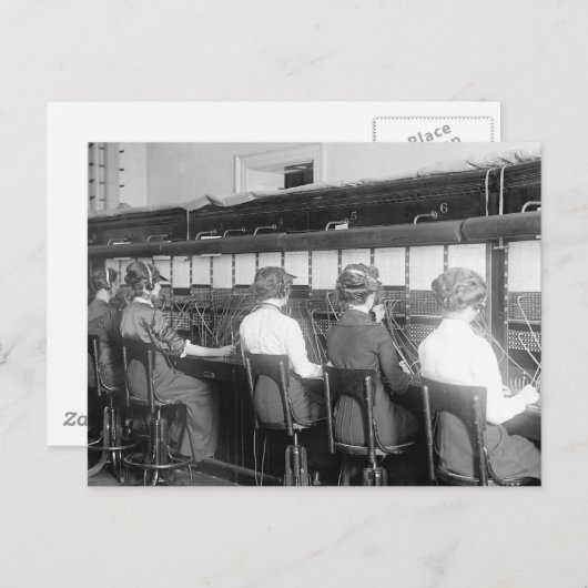 Carte Postale Fils traversés : 1914 (Devant / Derrière)