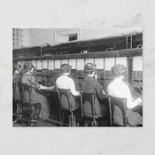 Carte Postale Fils traversés : 1914