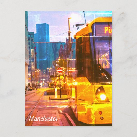 Carte Postale Filtre Vendredi du tram de Manchester Piccadilly G (Devant)
