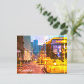 Carte Postale Filtre Vendredi du tram de Manchester Piccadilly G (Debout devant)