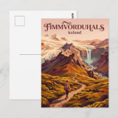 Carte Postale Fimmvorduhals Islande (Devant / Derrière)