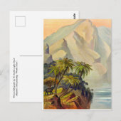 Carte Postale Fin 1882 du monde d'Ernst Haeckel (Devant / Derrière)