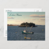Carte Postale Fin d'après-midi à Lubec, Maine (Devant / Derrière)