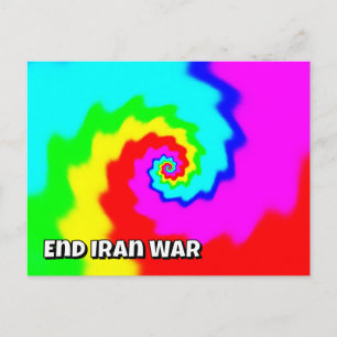 Carte Postale Fin de la guerre en Iran (vous pouvez changer les
