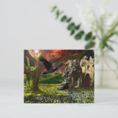 Carte Postale Fin des jours... Le dernier arbre. (Debout devant)