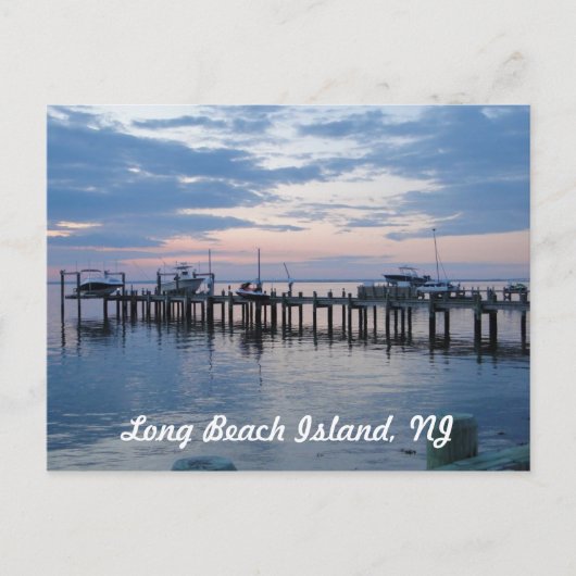 Carte Postale Fin du coucher du soleil (Devant)