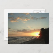 Carte postale: Fin du jour à Hawaï (Devant / Derrière)