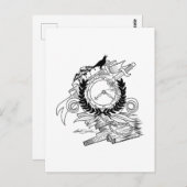 Carte Postale Fin du temps (Devant / Derrière)