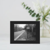 Carte Postale Fin du trottoir (Debout devant)