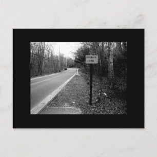 Carte Postale Fin du trottoir