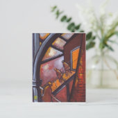 CARTE POSTALE FIN D'UN JOUR DUR (Debout devant)